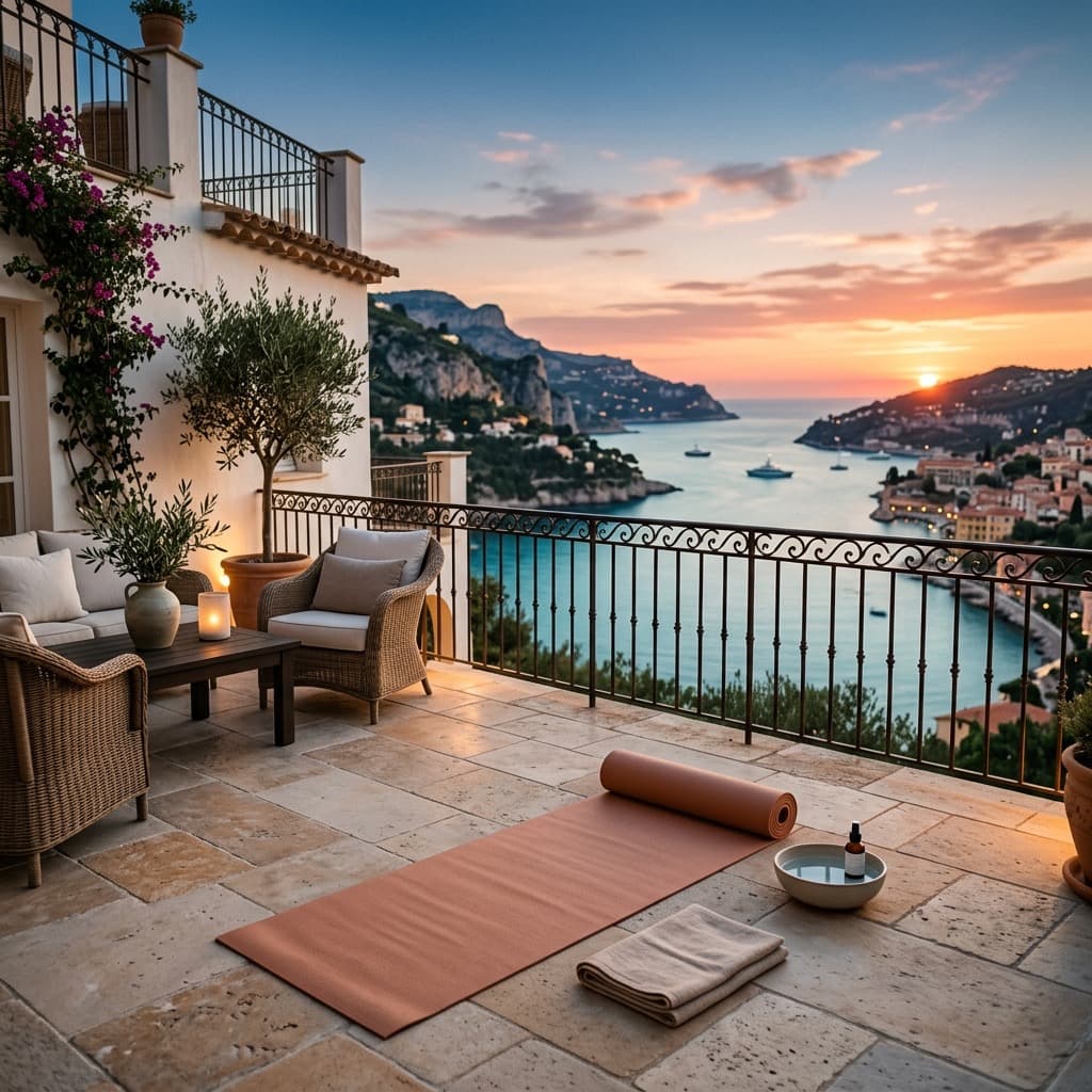 Retraite Wellness sur la Côte d'Azur : Glamour et Bien-être Méditerranéen