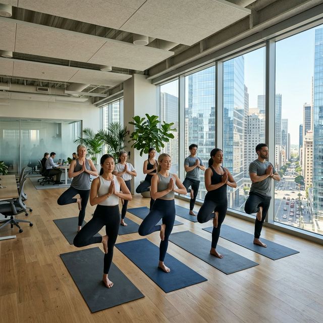 Yoga en Entreprise : Comment Mettre en Place un Programme Bien-être Efficace